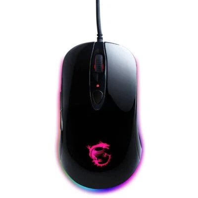 MSI DS 102 RGB Gaming Mouse Wired 10000 DPI Gaming Mouse - Image 1 of 3