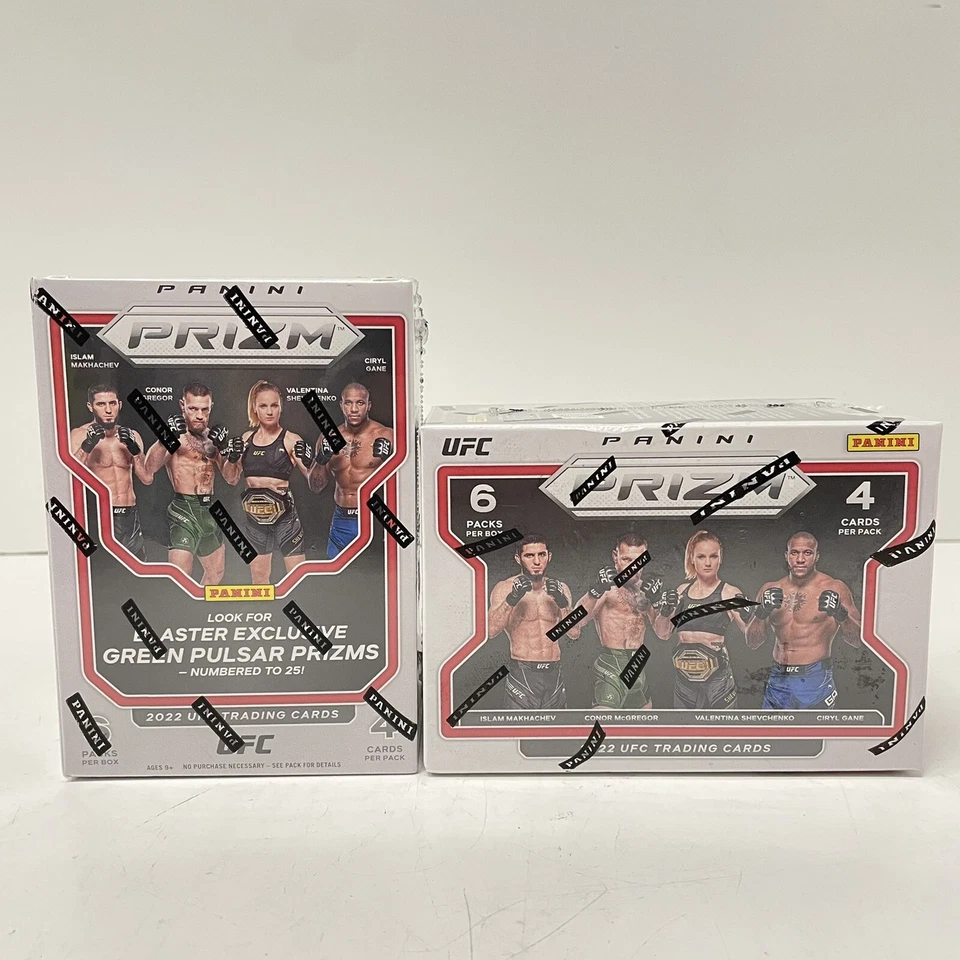 2x 2022 UFC Panini Prizm Trading Cards Blaster Box New, Factory Sealed 48 Cards - Image 1 of 2