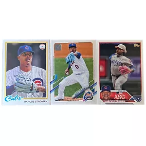 MARCUS STROMAN 3 Baseball Card Lot Topps Heritage, Update & Series 2 NY Yankees - Bild 1 von 2