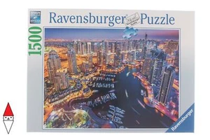 PUZZLE PAESAGGI RAVENSBURGER CITTA DUBAI NEL GOLFO PERSICO 1500 PZ - Foto 1 di 2