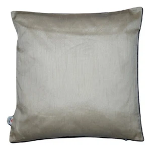Creme Dupion-seide Kissenbezug mit unsichtbarer Reißverschluss - 40 cm x 40 cm - Bild 1 von 4