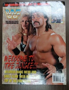 Vintage WWF Wrestling Full Magazine August 1996 Sable Mero Austin WWE Attitude - Picture 1 of 2