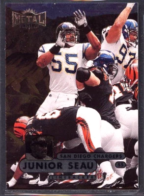 Junior Seau 1998 Metal Universe #131 San Diego Chargers - Image 1 of 2