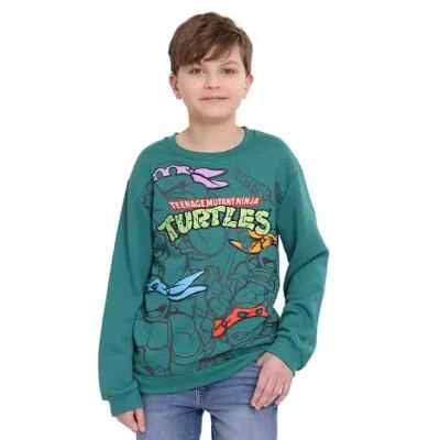 Teenage Mutant Ninja Turtle Boys Crewneck Sweatshirt Size L 10-12 - Image 1 of 4