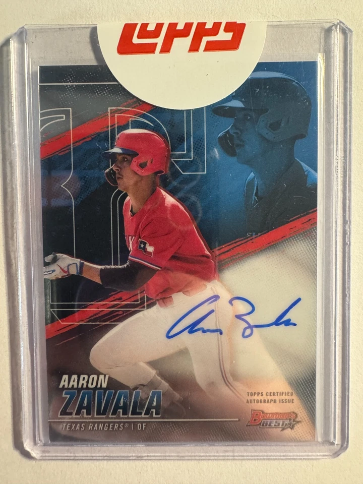 K231,461 - 2021 Bowman's Best Best of '21 Autographs #B21AZ Aaron Zavala Auto - Image 1 of 1