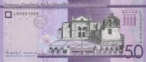 Dominican Republic 50 Pesos Dominicanos UNC. 2020 50 Pesos Single Bill Bill Note - Picture 1 of 2