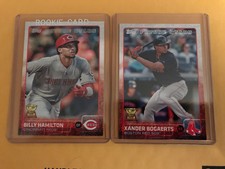 2015 Topps Future Stars Billy Hamilton And Xander Bogaerts Cards 