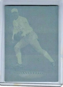 Kit Topps Stadium Club 1999 placa de impresión cian amarillo novato RC #'ed 1/1 #146 - Imagen 1 de 2