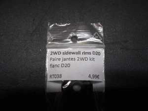 RTRC Racing 1/28 Part No RT038 Sidewall Rims 2WD D20 mini Z atomic - Picture 1 of 2