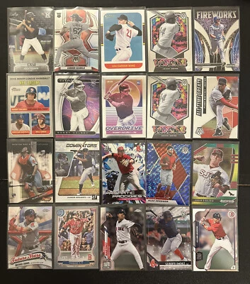 Lote de tarjetas de béisbol MLB Boston Red Sox #3 Foto 1 de 4