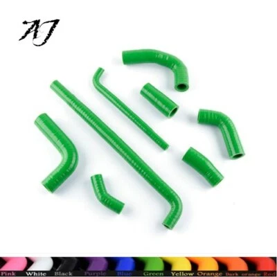 Mangueras de refrigerante de radiador de silicona verde para Kawasaki Ninja 250R EX250F 2008-2012 Foto 1 de 4