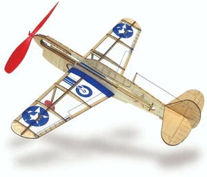 Kit de avión modelo básico de Guillow Segunda Guerra Mundial Curtis P-40 Warhawk Fighter GUI-4502 - Imagen 1 de 9