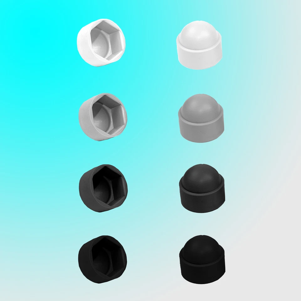 Mutternkappe Sechskant Kappen Abdeckkappe Hutmutter Radschraube Radbolzen Kappe - Bild 1 von 1