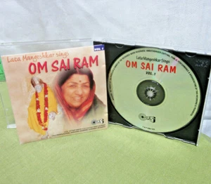 LATA MANGESHKAR Sings Om Sai Ram Volume 1 CD 1996 Indian playback singer Hindi - Picture 1 of 2