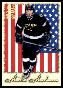 1999-00 Pacific Crown Royale International Glory Mike Modano Dallas Stars #8