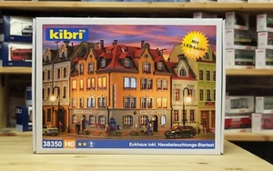 Kibri H0 38350 Eckhaus inkl. Hausbeleuchtungs-Startset. Neu-OVP - Picture 1 of 1