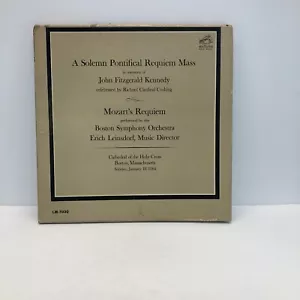 SOLEMN PONTIFICAL REQUIEM MASS IN MEMORY OF JFK 2 LP BOX SET 1964 RCA History - Picture 1 of 13