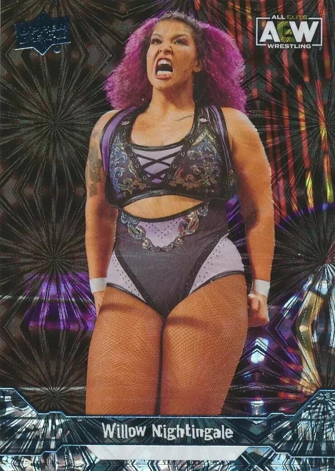 WILLOW NIGHTINGALE 2023 Upper Deck AEW Wrestling PYRO RC ROOKIE #39 - Image 1 of 1