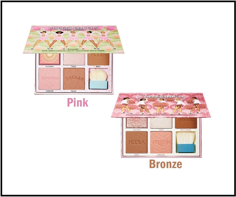 Benefit The Cheekleaders Cheerleaders Pink or Bronze Squad Cheek Palette U PICK - Image 1 of 1