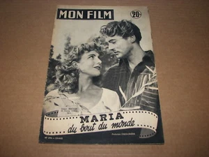 *** Mon Film n° 296 (23/04/1952) : Maria du Bout du Monde (J. Berthier, D Cardi) - Picture 1 of 1