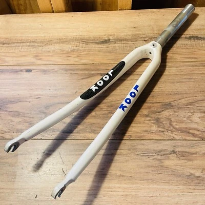 90s LOOK 700C Road Carbon Fork 1-inch 1” Threaded Steerer 167mm - Image 1 of 4