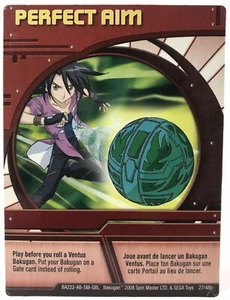Tarjeta de habilidad roja Bakugan Battle Brawlers objetivo perfecto BA222-AB-SM-GBL 27/48b - Imagen 1 de 2