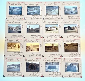 1973 Lot 16 Film Dias DEATH VALLEY CALIFORNIA scotty's castle GRAVE RR - Bild 1 von 22