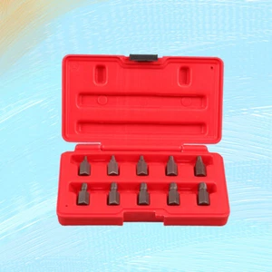 10 Pcs Bolt Drill Bit Stud Tool Extracting Screws Remover Carbon Steel Remover - Picture 1 of 11