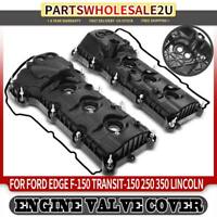 Left Engine Valve Cover w// Gasket For Ford F-150 Edge Fit Lincoln MKS 2011-2019