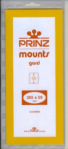 10 Prinz CLEAR Mounts 265 x 59 FREE U.S. Shipping w/$50 Order - Picture 1 of 2