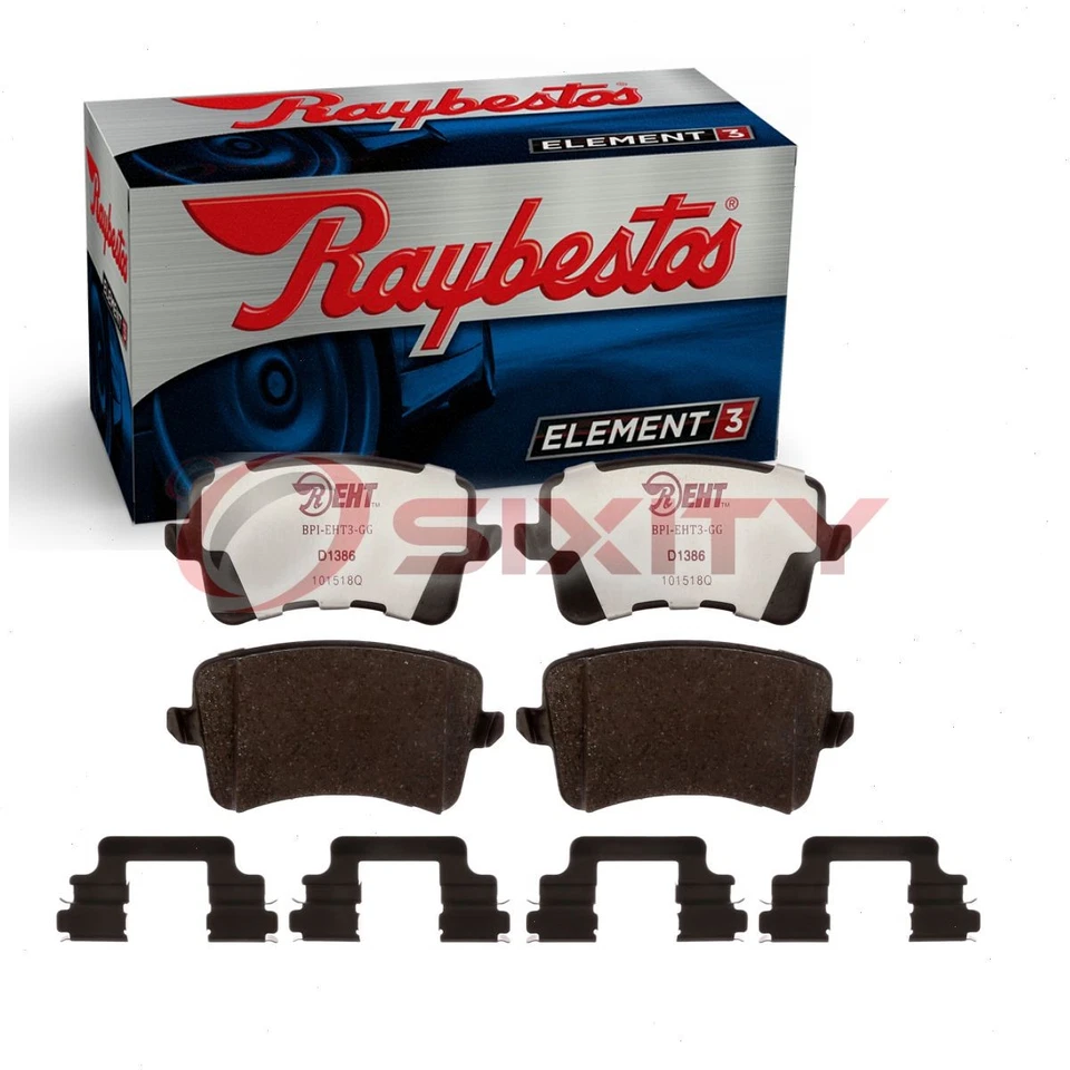 Raybestos Element3 Rear Disc Brake Pad Set for 2014-2017 Audi SQ5 Braking kp - Image 1 of 4
