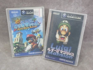 Nintendo Game Cube Super Mario Sunshine / Luigi'S Mansion Software Japan na. - Picture 1 of 7