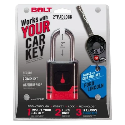 For Ford F-150 2015-2020 Bolt Lock Padlock for Side Cut Keys - Imagem 1 de 4