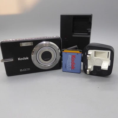 Kodak Digital Camera EasyShare M873 8.0MP Black Tested With Battery + Charger - Image 1 of 4