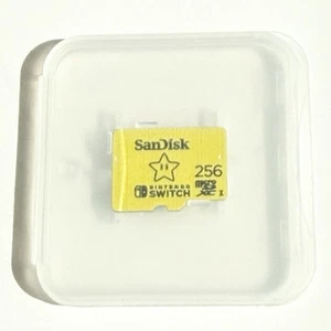 Karta pamięci SanDisk 256GB Nintendo Switch Micro SD SDXC Class 10 Gaming UHS-I - Zdjęcie 1 z 2