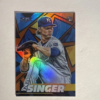 2021 Topps Fire - Brady Singer #47 Orange /299 (RC) - Image 1 of 3