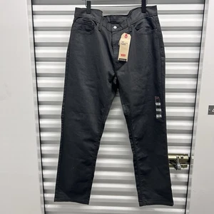 Levis 541 Dress Jeans Mens 36x32 Asphalt Gray Athletic Taper Stretch Fits 38x32 - Picture 1 of 15