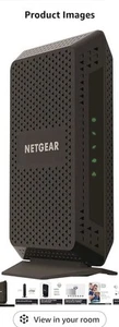NETGEAR CM600-1AZNAS 960Mbps DOCSIS 3.0 Cable Modem - Afbeelding 1 van 6