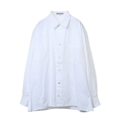 ISSEY MIYAKE мужчин 1997SS хлопок платье рубашка размер M белый твердый стильный б/у - Изображение 1 из 4