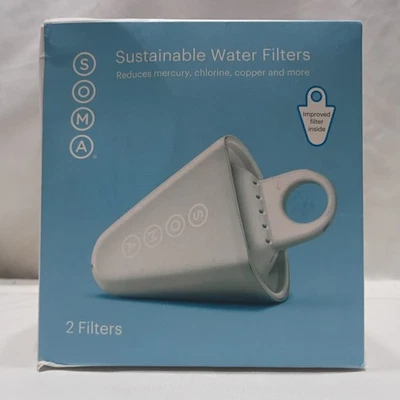 SOMA Sustainable Water Filters Replacement 2-Pack New-Sealed - Image 1 of 4