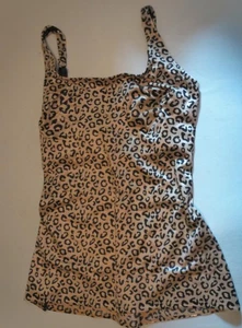 Cami donna nastro rubino Ultimate con canotta taglia 32/S nero stampa leopardata - Foto 1 di 3
