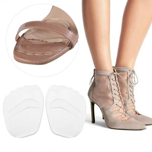 Almohadilla antideslizante de silicona para el antepié 2 plantillas elásticas de silicona de tacón alto para zapatos - Imagen 1 de 22
