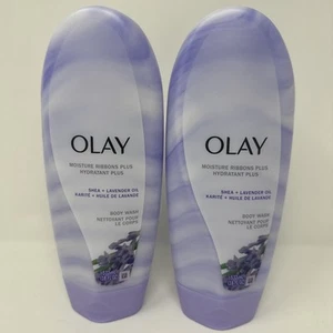 (Pack of 2) Olay Rich Moisture Ribbons Plus Shea Women Body Wash ~ 18oz ~ NEW - Picture 1 of 1