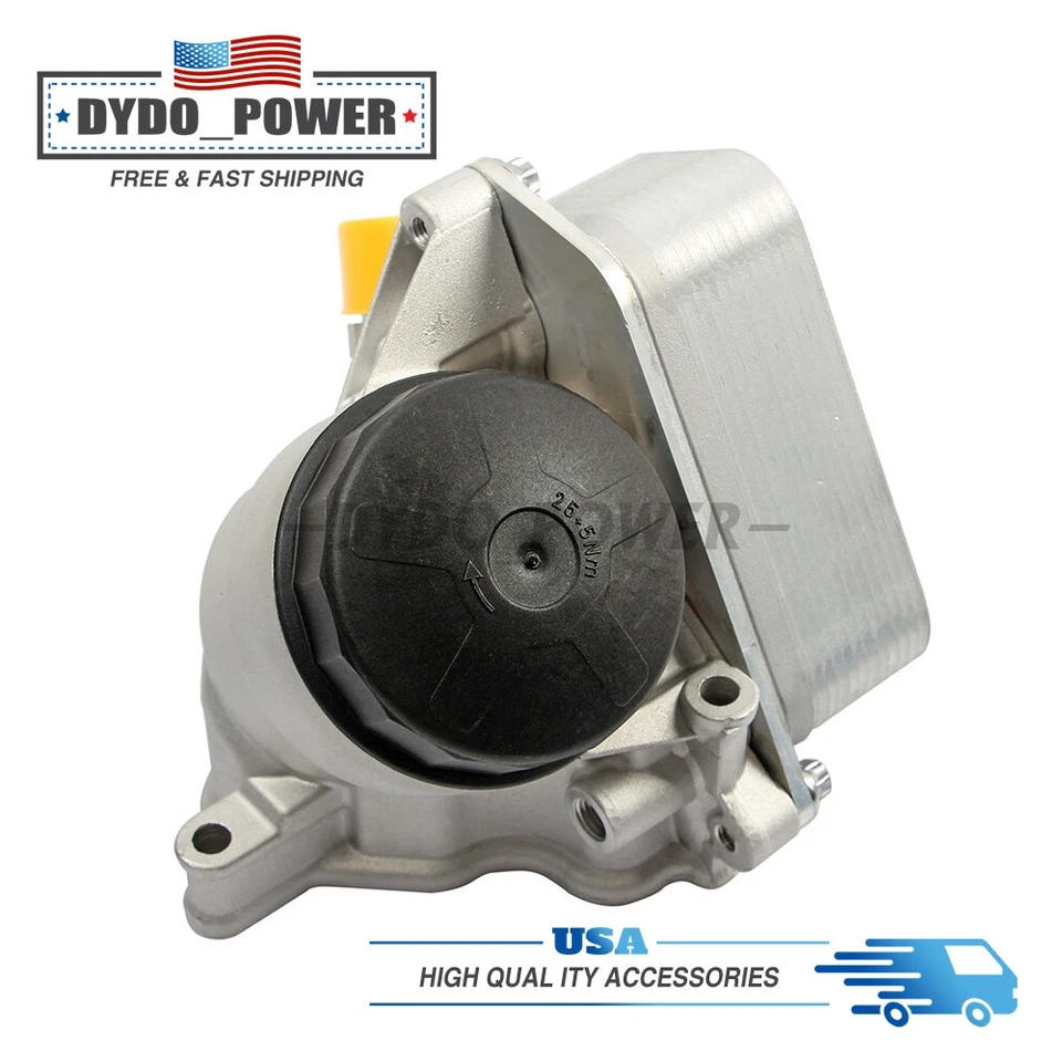 Engine Oil Filter Housing w/ Oil Cooler Fits BMW 128i 328i 335i 528i 530xi X3 Z4 Foto 1 de 4