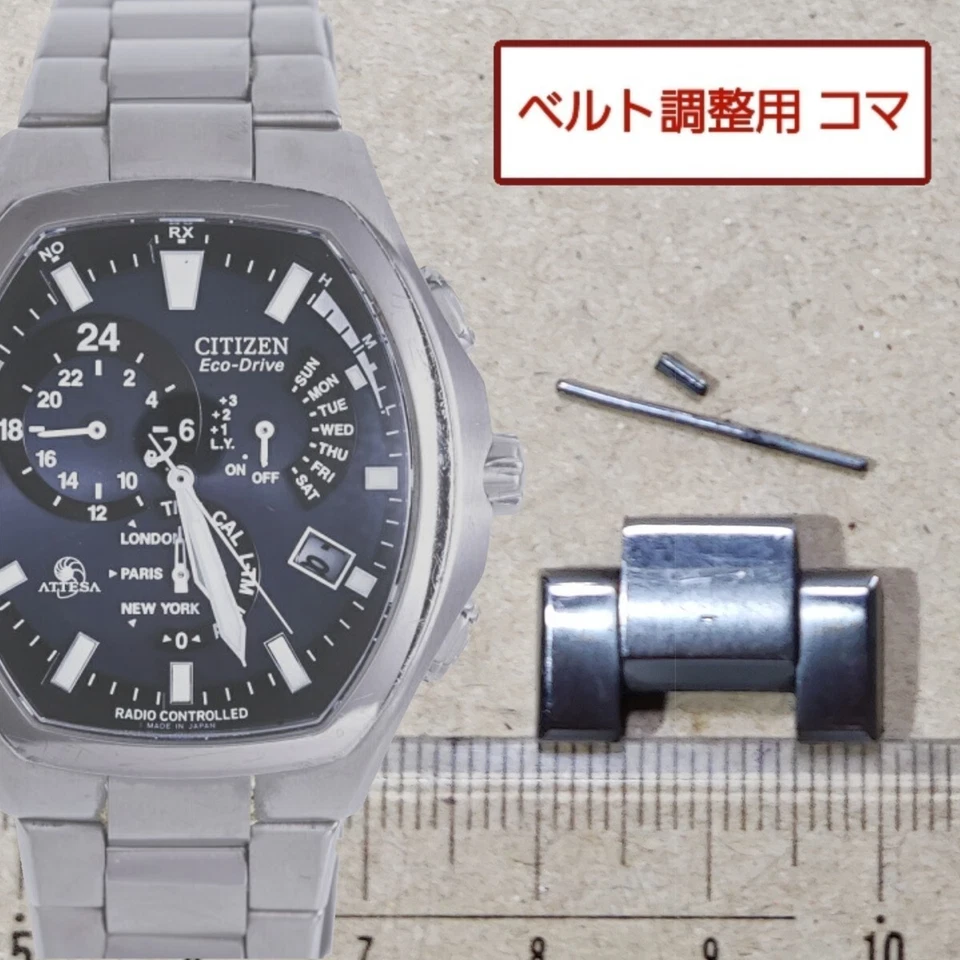 CITIZEN 1 Eslabón Attesa E600-T006361 Correa Reloj Pulsera Piezas Titanio Usado Japón Foto 1 de 1