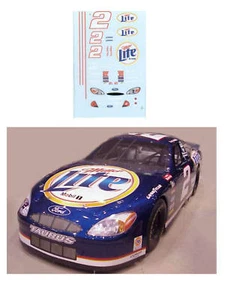 #2 Rusty Wallace 2001 Taurus 1/64 scale water slide decal AFX, Tyco AutoWorld - Picture 1 of 1