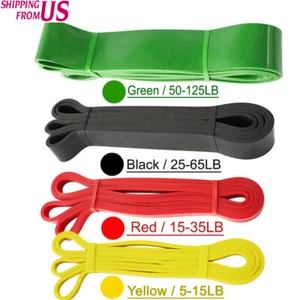 Bandas de resistencia de alta resistencia gimnasio ejercicio pull up ayuda fitness entrenamiento - Imagen 1 de 13