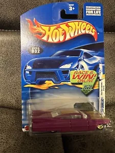 Hot Wheels 2001 Series #HOT WHEELS 2002 #032 Custom '59 Cadillac Magenta 20/42 - Picture 1 of 6