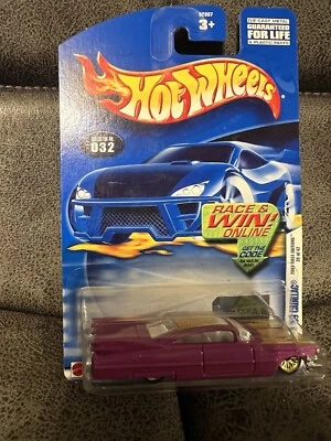 Hot Wheels 2001 серия #HOT WHEELS 2002 #032 Cadillac Magenta 1959 на заказ 20/42 - Изображение 1 из 4