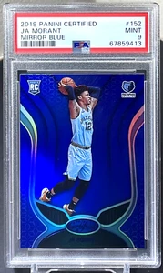 Ja Morant 2019-20 Panini Certified RC Mirror Blue Holo Rookie Parallel Grizzlies - Picture 1 of 3